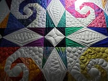 Handmade Quilts For Sale Rainbow Quilts/ Quilts for Sale/Storm at Sea/ Handmade bedding Quilt