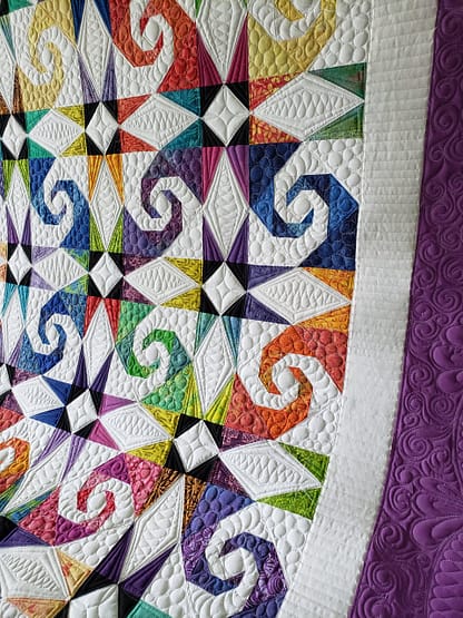 Quilts For Sale/ Quilt for Sale/ Quilt for Sale Handmade Storm At Sea Quilt, Rainbow/ Quilts for sale/ Handmade Quilt/ Made To Order - Image 12