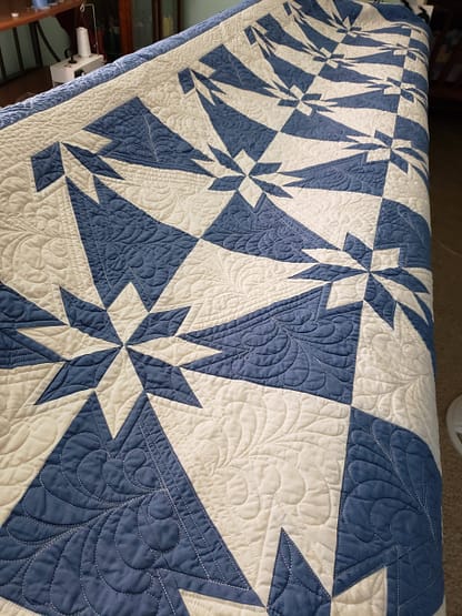 Quilts For Sale/ Quilt for Sale/ Quilt for Sale Handmade Quilts for Sale / Exquisite Hunter’s Star Quilt /Handmade Quilts for Sale / Made-to-Order - Image 23