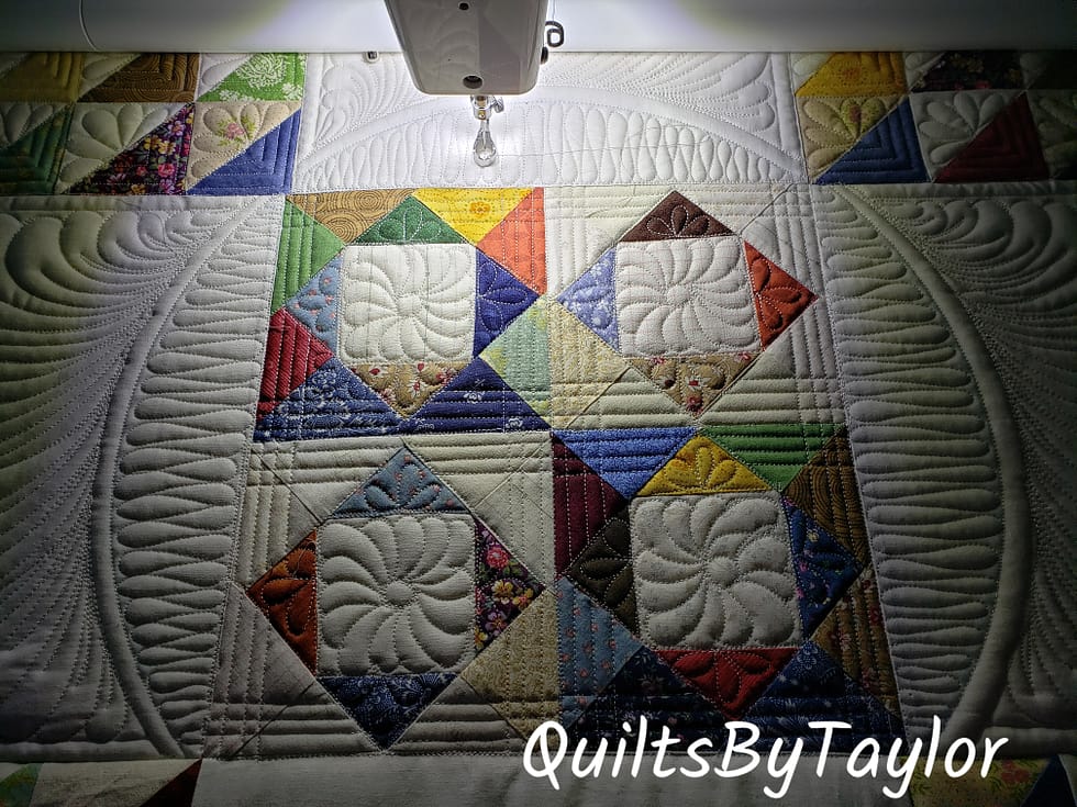 handmade quilts/ civil war style table topper/ quilts by taylor