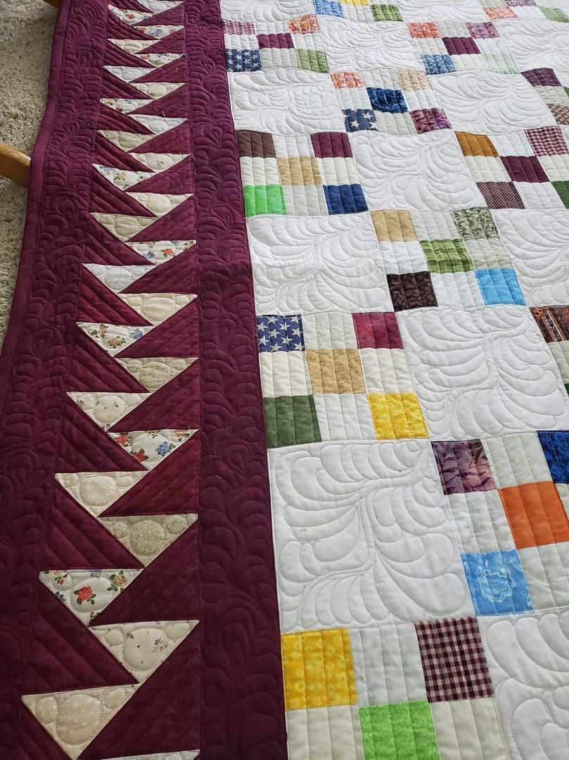 Quilts For Sale/ Quilt for Sale/ Quilt for Sale Handmade quilts for sale/ heirloom Irish Chain bedspread/traditional Irish Chain quilt for sale/made to order Irish Chain quilt