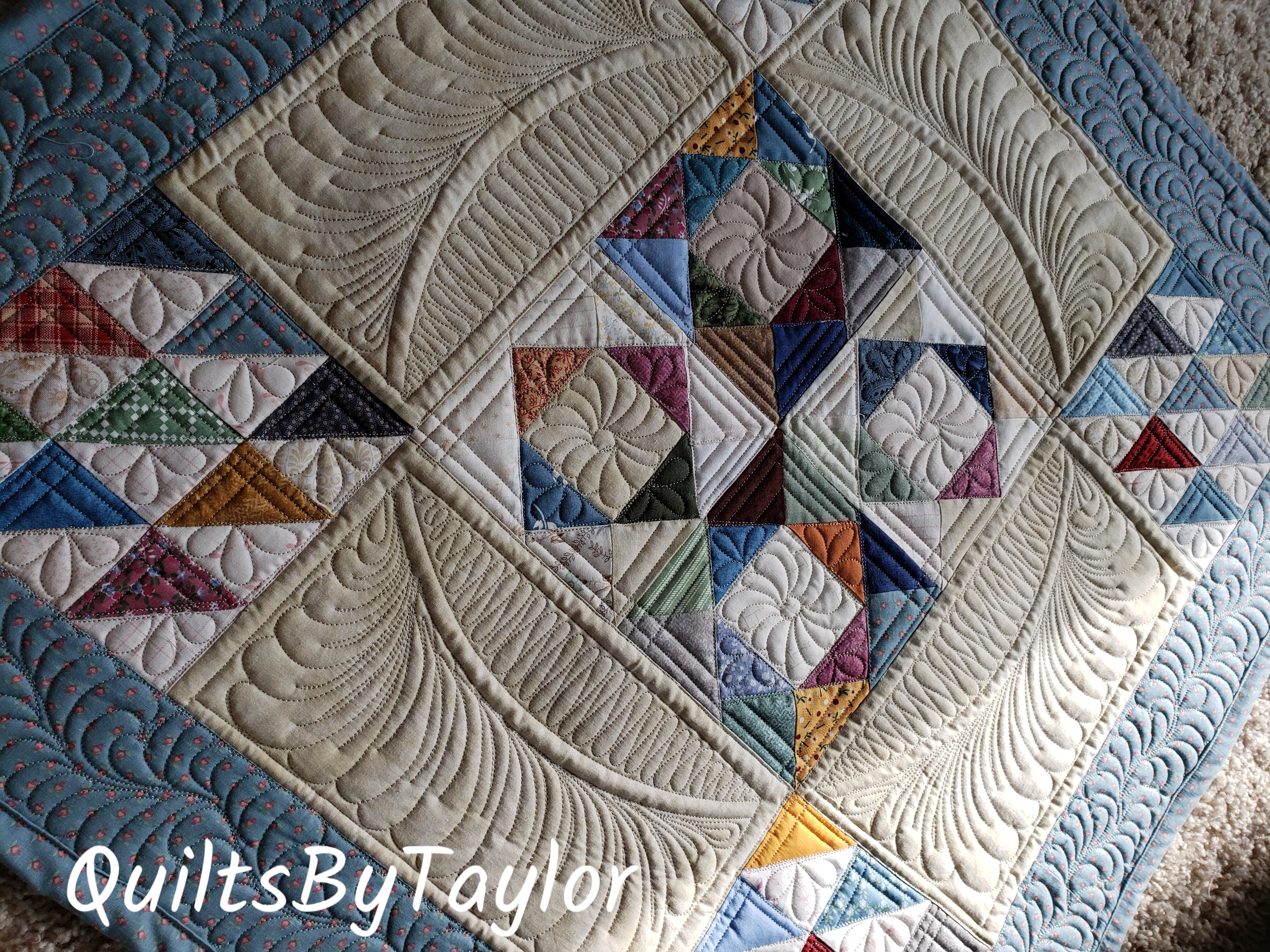 handmade cotton quilt for sale king size/ civil war quilts