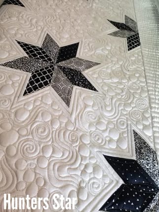 Quilts For Sale quilts for sale/ Black and White Star Quilt/ Handmade bedding