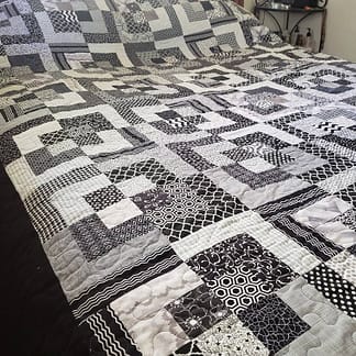 Funky and Fun Bento Box Quilt/ Quilts For Sale/ Made To Order