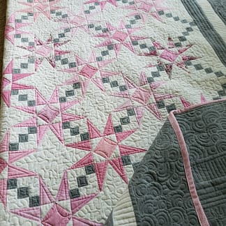 handmade quilts/ Finished Quilt Ready to Ship/ measures 77 X 91