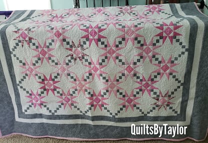 Quilts For Sale/ Quilt for Sale/ Quilt for Sale Handmade custom made quilt, cotton quilts for sale, handmade quilt queen, irish chain quilt, red white quilt handmade