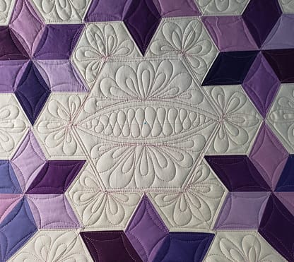Quilts For Sale/ Quilt for Sale/ Quilt for Sale Handmade Quilts For Sale/ Tulip Trails Quilt/ Beautiful Finished Quilt 84 X 96 - Image 8