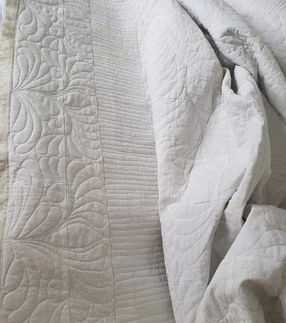 Quilts For Sale/ Quilt for Sale/ Quilt for Sale Handmade Stunning Whole Cloth Quilt / Quilts For Sale / Custom Quilted/ Handmade Quilt - Image 19