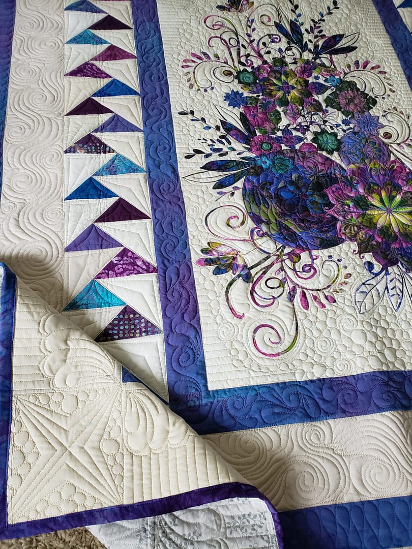 Quilts For Sale/ Quilt for Sale/ Quilt for Sale Handmade Quilt For Sale/ Beautiful Floral Quilt/ Quilts By Taylor/ Finished Quilt, 65 X 71