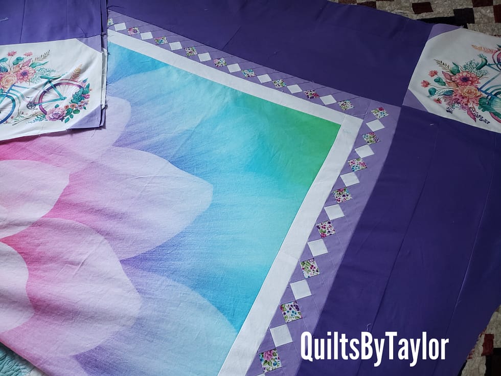 Quilts For Sale/ Quilt for Sale/ Quilt for Sale Handmade Homemade Quilts/ Bicycle Quilt/ Made To Order Quilt